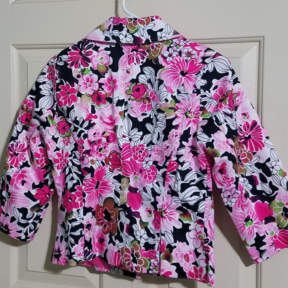 Trenz Petite by Theresa Renee Floral Jacket (C2) - Picture 2 of 9